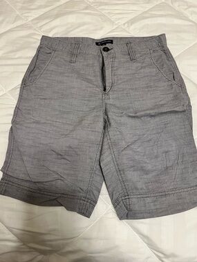 INC International Concepts Men's Gray Flat-Front Shorts